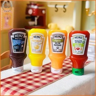 [LS] 4Pcs Dollhouse Miniature Strawberry Sauce Jam Jar Kitchen Food Accessories For Dolls House Deco