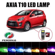 1PC LED Perodua Axia T10/W5W Bulb Small Headlight Axia lamp LED Dome Light Car Boot Mentol Lampu Dep