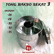 dandang bakso stainlis sekat 3