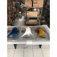 LEFT OUTER WING COVER YAMAHA JUPITER MX 135 NEW / WHITE / BLUE / GOLD ORIGINAL YGP 50C-F8311-00