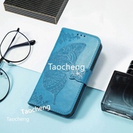 Bằng da nắp gập ví Ốp điện thoại cho Honor X8C X8 C x7c honorx8c 4G 5g 2024 2025 bướm kết cấu vỏ khe