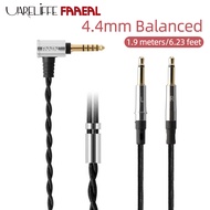 Uareliffe FAAEAL Headphone Upgrade Cable 1.5m/1.9m Hifiman Replacement Line 3.5/2.5/4.4mm Plug To Du
