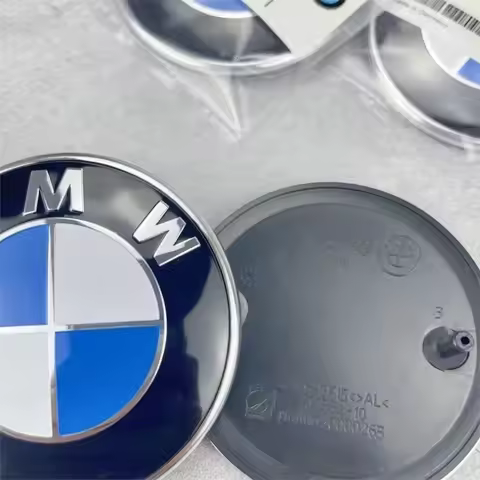1Pc BMW ABS 74mm 82mm Car Front Hood Badge Logo Rear Trunk Emblem Performance E46 F10 F30 E39 E36 F2