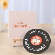 1 Set Funny Vinyl Record Birthday Card With Envelope - "You're Not Old, You're Classic" - Suitable F
