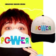 HZ Ys G-DRAGON อัลบั้มใหม่เพลง POWER สไตล์เดียวกัน หมวกปักหมวกเบสบอลจับคู่สี ZH