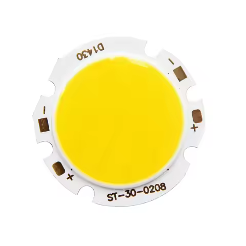 2PCS/Lot 30mm Round LED COB Chip for Indoor Light 3W 6V 500mA Warm Shite 3000K Ra80 for Restaurant D