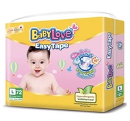 ผ้าอ้อมเด็ก BabyLove Easy Tape เบบี้เลิฟ อีซี่เทป รุ่นจัมโบ้ (แบบเทป size NB-L)