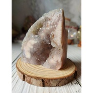 [Stars] Natural Sakura Agate Raw Ore Ornaments Water Drop Pendant/Amethyst Cave Amethyst
