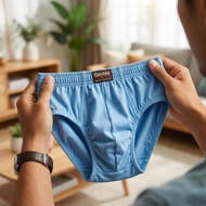3Pcs Men's Cd Gestex Men's Underwear Comfortable MaterialOriginal Size ML Xl 3L 4L 5L Sku - 133 FREE