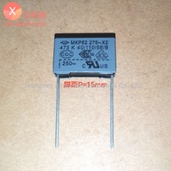 10Pcs/lot Farah MKP62 Safety X2 Capacitor 275V 473K 473M 275VAC P=15mm