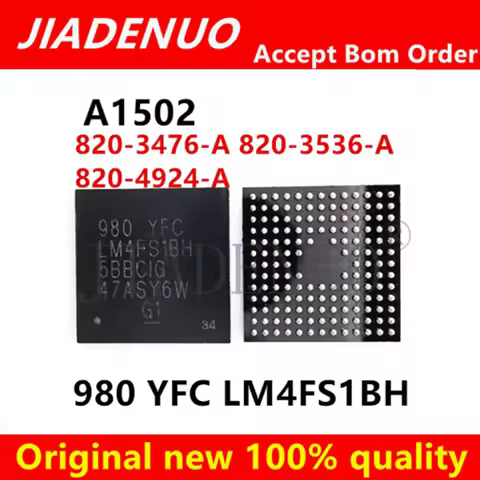1PCS 980 YFC LM4FS1BH For MacBook A1502 820-3476-A 820-3536-A 820-4924-A Mainboard Motherboard Teste