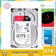 Seagate IronWolf 6TB 3.5 HDD ST6000VN006 5400 RPM 256MB Cache SATA 6Gb/s Internal Hard Drive NAS Sto