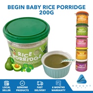 Begin Rice Porridge 200g Ready-to-Eat Mixed Vegetables No Seasoning Nutritious Meal for Children 6M+