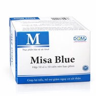 Misa Blue pills (Box of 100 pills) supports diuresis, helps reduce symptoms of painful urination, re