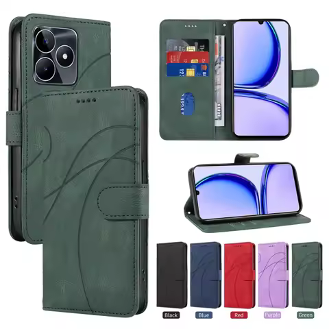 Wallet Filp Protect Leather Case For OPPO Reamle 20 14X 14 Pro Plus 5G Find X8 X5 X3 F25 F23 13 12 4