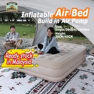 Inflatable Bed with Electric Pump Camping Air Mattress Foldable Portable Automatic Inflation