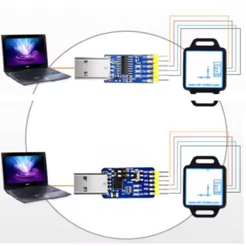 WT901C-232/TTL Sensor Utilizes The MPU6050 Chip Nine-Axis Sensor Nine-axis Accelerometer And Gyrosco