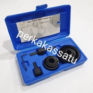 HOLE SAW WOOD IRON PLATE SET BENZ WERKZ 13 PCS PC 19MM - 64MM BZ-7813