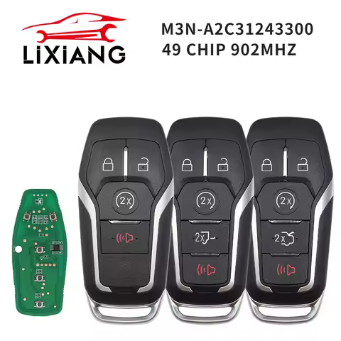 LX M3N-A2C31243300 ID49 902Mhz Smart Key For Ford F-150 350 450 550 Edge Explorer Mustang 2015-2017 
