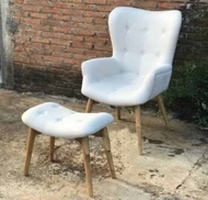 Sofa Wing Chair Single Seat