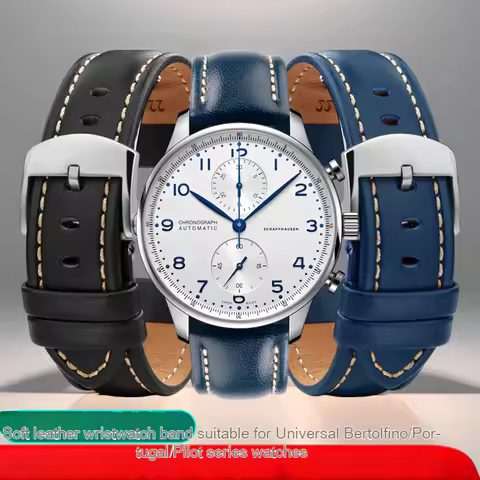 18mm 20mm 22mm Watchband For IWC watch straps Berto Fino pilot Little Prince Mark 18 Portuguese leat