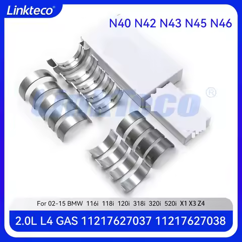 Engine Crankshaft Main Con Rod Bearing Fit 2.0 L N40 N42 N43 N45 N46 For 03-15 BMW 116i 118i 120i 31