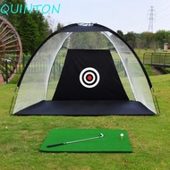 QUINTON Golf Practice Tent 1M 2M Mesh Grassland Garden Outdoor Indoor Portable Golf Hitting Cage