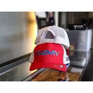 TRUCKER CAP OZMY RED WHITE