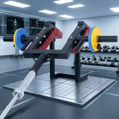 Hack Squat Push Rack Padded Squat Training Frame with Shoulder Pads Fitness Equipment Stable Multi-F