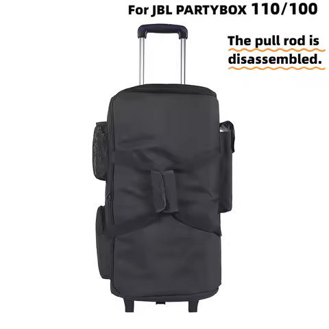 For JBL PARTYBOX 110/100 Speaker Trolley Organizer Bag Protective Cover Outdoor Portable Bag Case