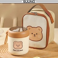 Thermos Flask Soup Container Food Container 304  Stainless Steel Bear Thermos Flask Soup Container