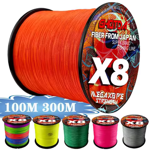 GHOTDA X8 Braided Lure Fishing Lines for JIG Pesca Carp Multifilament Fly Wire PE Line Saltwater 100