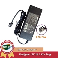 2-PIN 12V 3A Charger for FortiGate Fortinet FG-40C FG-30E FG-40F FG-60D FG-60C FG-60E FG-60F FG-61E 