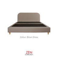 ZEN Collection เตียงนอน ฐานเตียง+หัวเตียง เสริมไม้อัด 6ฟุต 5ฟุต 3.5ฟุต (ไม่รวมที่นอน) BIANCA Bedding