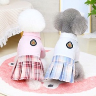1.12 Readystock Dog Clothes Pet Clothes Puppy Clothes Skirt Hot Sale Preppy Style JK