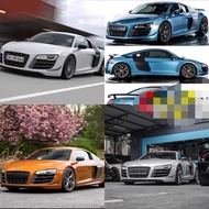 GRYNING 1: 64 Audi Audi R8 GT Resin Car Model