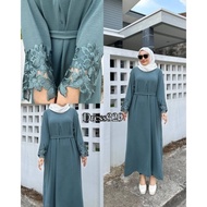 dress Abaya 329...kaftan lace... abaya muslimah