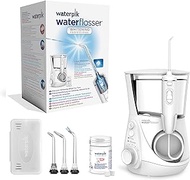 Waterpik Whitening Professional Water Flosser (1 month Whitening tablets supply) - White Edition (SG 2-Pin Bathroom Plug)