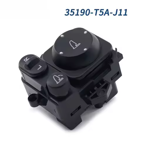 35190-T5A-J11 Car Exterior Side Mirror Control Adjustment Switch For 12-17 HONDA CRV ODYSSEY XR-V CU