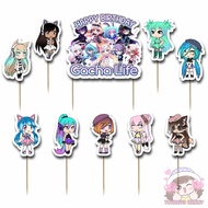Cake Topper Birthday Cake Decoration with GACHA LIFE motif