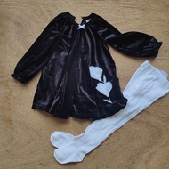 baby starters baby girl dress with sock legging(nb-24m)