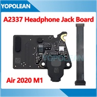 Laptop A2337 Headphone Audio Board with Flex Cable 820-01929-A 821-03452-A For MacBook Air 13" M1 He