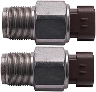 for 2X Fuel Rail High Pressure Sensor Regulator/Fit for Isuzu 4HK1 6HK1 Engine Mitsubishi L200 Picku