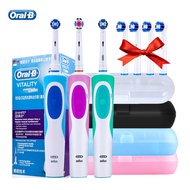 Oral-B Electric Toothbrush D12 Rotary Vibration Clean Charging Tooth Brush Cross Action Bristle For Adult Oral Care Toothbrush