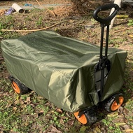 yuksok Garden Wagon Cover Wagon Cart Cover for Beach Cart Utility Folding Wagon Green