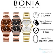 [Official Warranty] Bonia BNB10856 Series Women's 33mm Stainless Steel Watch Water Resistant 30m Jam