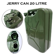 20L Jerry Can Fuel Petrol Tank Green