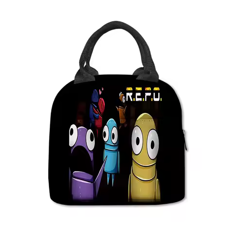 Classic R.E.P.O repo Student Work Lunchbox Thermal insulation Food Lunch Bag 3D Print Insulated Port