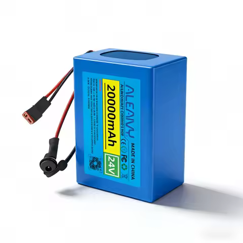 18650 Lithium Battery Pack 7S5P 24V 20Ah 250W 500W 29.4V 20000mAh for Wheelchair Electric Vehicle Pl
