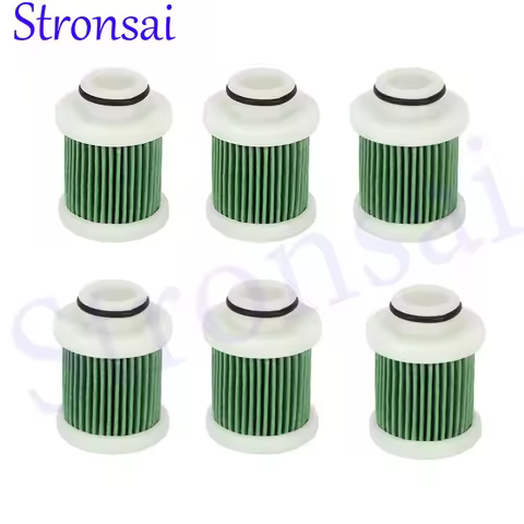 6pcs 6D8-WS24A Fuel Filter 6D8-WS24A-0 for Yamaha 4T F40A F50 T50 F60 T60 F70 F90 F115 6D8-WS24A Out
